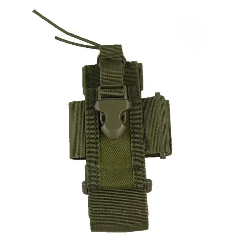 Tactical Walkie Talkie Holder Bag Molle Radio Pouch Nylon Waist Pack Pocket Pendant Pouch Hunting Accessories