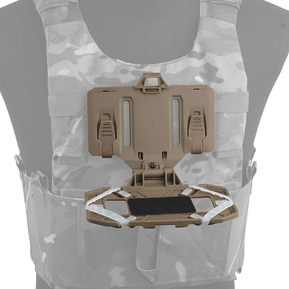 Tactical MOLLE Folded Navigation Board Mobile Phones Navigator Holder Map Chest Bag Admin Panel Hunting Vest Gear