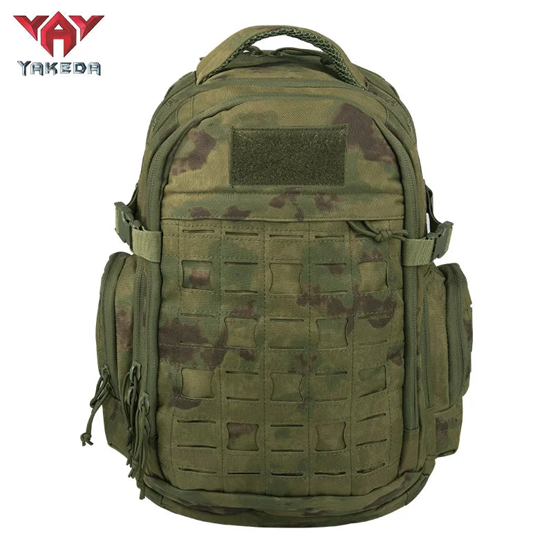 YAKEDA Tactical Backpack Camouflage Sports Outdoor Bag Large Capacity Travel Hiking Camping Rucksack