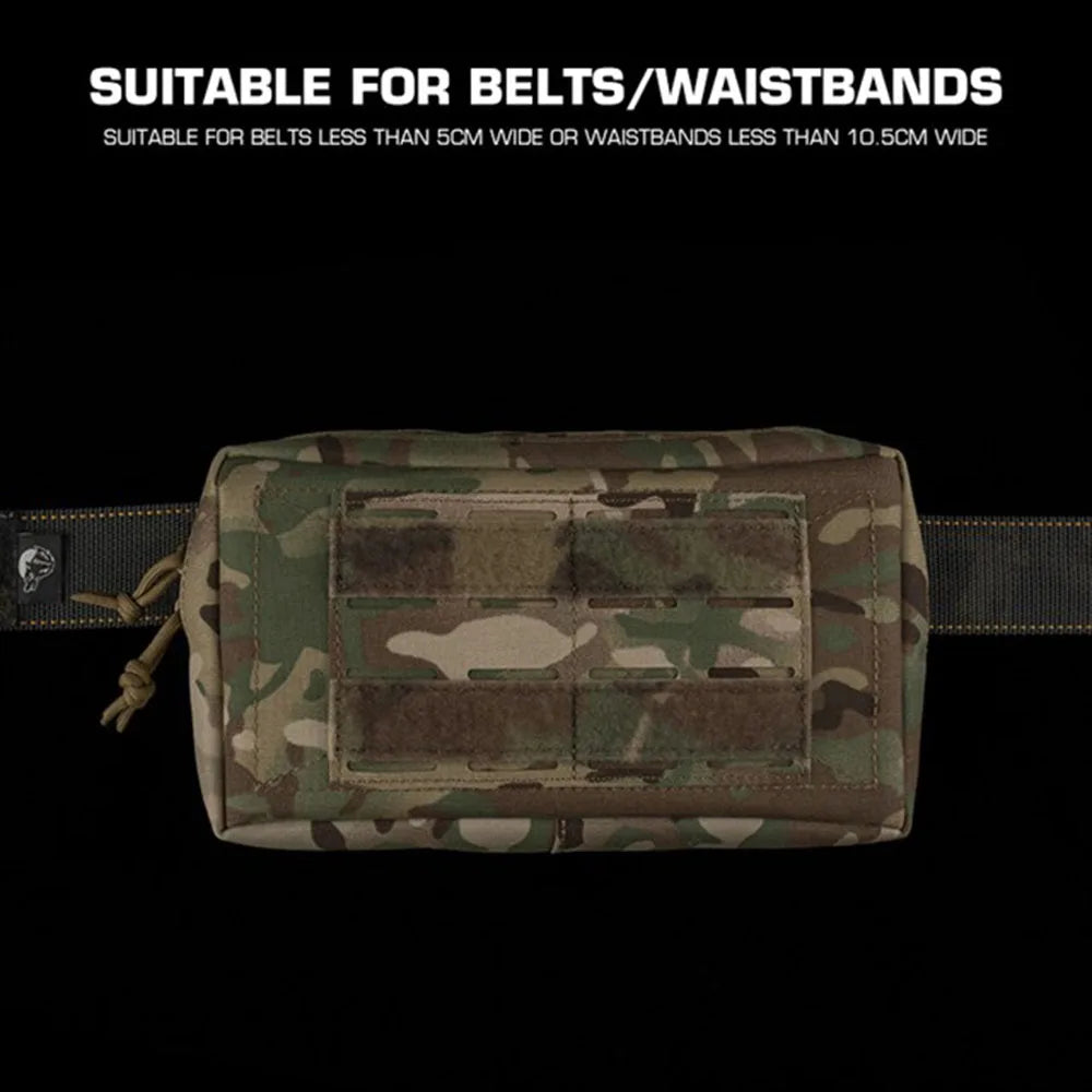 Tactical Multifunctional GP pouch (9x5x2inch) Outdoor Sports Waist Molle Belt Pouch Accessory Bag