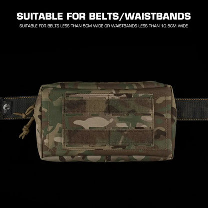 Tactical Multifunctional GP pouch (9x5x2inch) Outdoor Sports Waist Molle Belt Pouch Accessory Bag
