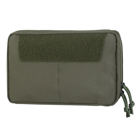 MOLLE Mounted Bag Hunting Vest Front Panel Expansion Accessory Kit Miscellaneous Storage Two-Way Zipper