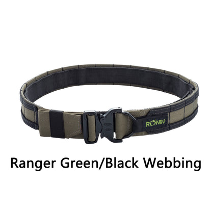 【1.5Inch  2 Inch】Ronin Style Belt Outdoor Hunting Double Layer  Belt Molle System