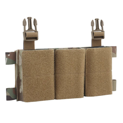 Tactical Triple 556/762 Magazine Pouch Dual Placard SR AR SCAR G3 AK M4 Mag Bag LV119 HSP Vest Plate Carrier Airsoft Accessories