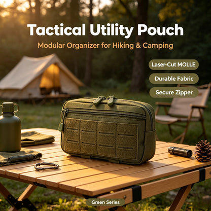 Tactical Molle Cell Phone Pouch EDC Pouch Waist Pack Emergency EMT Utility Tool Pouch First Aid Kit Pouch Hunting Bag
