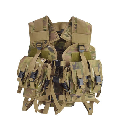 Outdoor Tactical Molle Vest Outdoor Men's Hunting Vest Military Equipment Colorful Bullet Multifunctional Armor