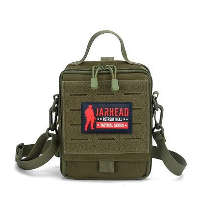 Outdoor Molle Pouch Tactical Admin Pouch Shoulder Bag Edc Tool Organizer Zippered Utility Handbag First Aid Pouch Sport Bag﻿