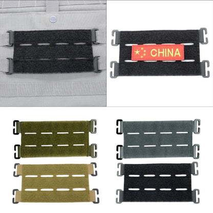 G92F Molles Patches Hook and Loop Tacticals Patches Panel Display MollesStrip Attachment for Badge Backpack Molles Accessory