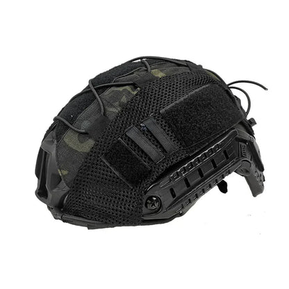 Tactical Helmet Cover Fast Helmet Multi-Camo Helmet Cover for Airsoft Helmet Paintball CS Wargame Sport Hunting Shooting Gear