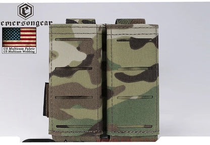 Emersongear LCS Rifle Magazine Pouch Triple FAST 9/ 5.56/7.62mm Open Quick Release Mag Nylon Holster  Accessories