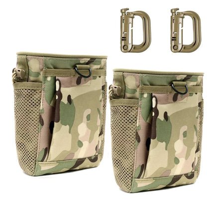 Molle Dump Pouch,Hunting Magazine Recovery Pouch Drastring Ammo Bag Belt Waist Fanny Pack Adjustable Holster Bag
