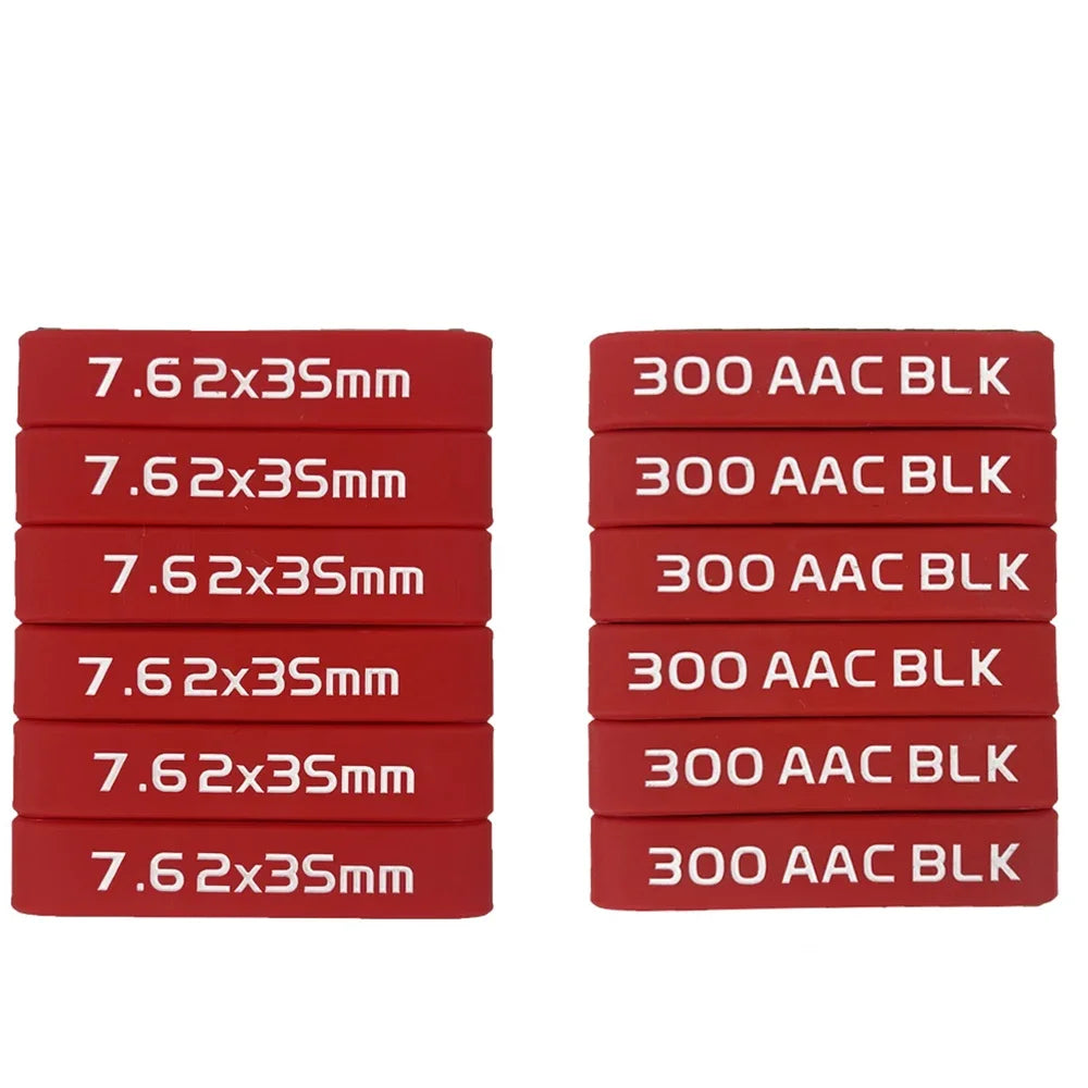 Tactical Magazine Marking Band Airsoft Rifle Elastic Mag Rubber Ring For 7.62MM Nato 300 ACC BLK Airsoft Rifle Hunting