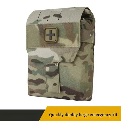 Molle bag for trauma first aid, suitable for car home travel, hiking and camping, emergency life-saving equipment