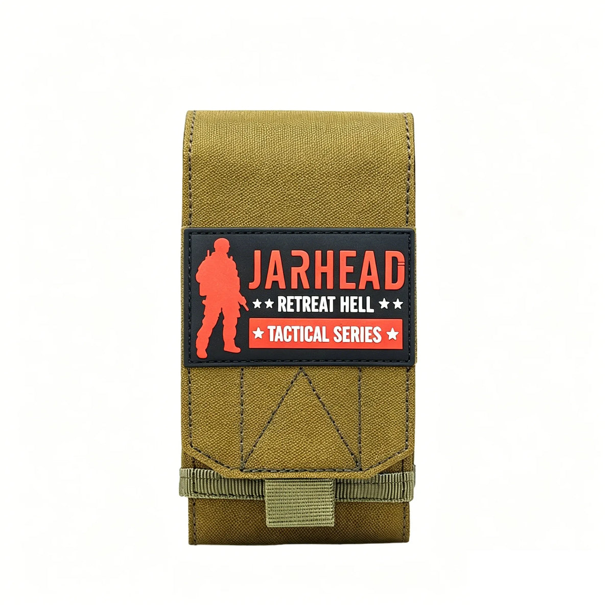Molle Double-layer Cell Phone Pouch Tactical EDC Pouch Power Bank Bag Waist Accessories Pack Outdoor Hiking Mobile Phone Bag