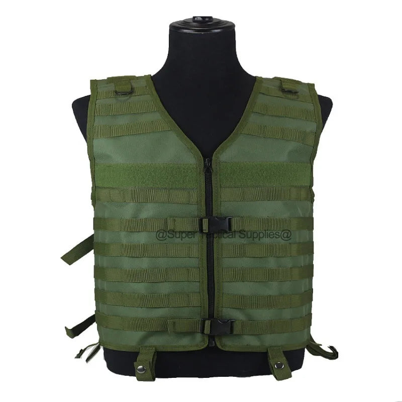 Adjustable Tactical Vest Field Hiking Load Carrier Hunting Vests Airsoft Molle Gear Security Guard Suit Breathable Sport Clothes