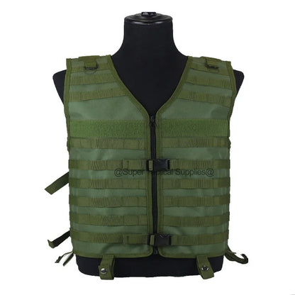 Adjustable Tactical Vest Field Hiking Load Carrier Hunting Vests Airsoft Molle Gear Security Guard Suit Breathable Sport Clothes