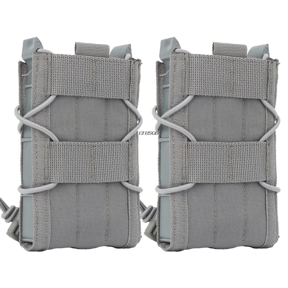 Tactical Molle Single Open-Top Mag Pouch for M4 M14 M16 AR15 G36 Magazines MOLLE Belt Attach Mag Carrier