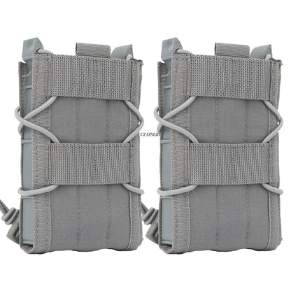 Tactical Molle Single Open-Top Mag Pouch for M4 M14 M16 AR15 G36 Magazines MOLLE Belt Attach Mag Carrier