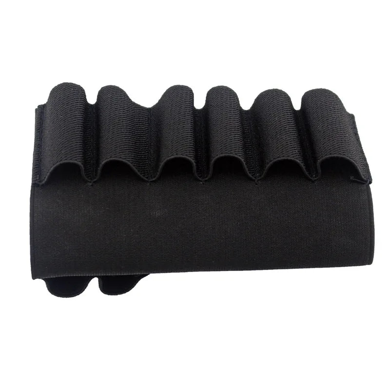Tactical Buttstock 8 Rounds Shotgun Shell Holder Bandolier 12/20 Gauge Ammo Carrier Airsoft Rifle Hunting Accessorie
