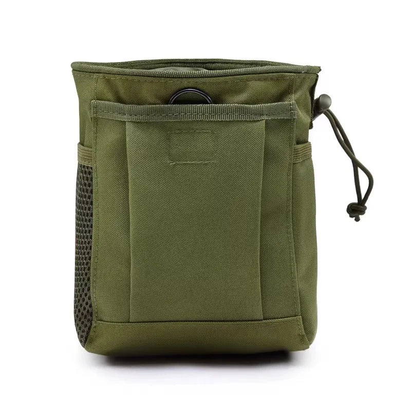 Outdoor Molle Drawstring Magazine Dump Pouch Adjustable Utility Belt Fanny Hip Holster Bag Outdoor Ammo Storage Pack