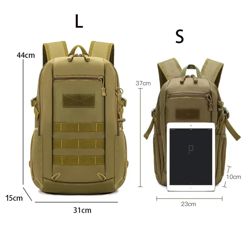 20L Mini Tactical Backpack Travel Outdoor Small Hiking Fishing Hunting Bag Climbing Women Men Rucksack Daypack Camping Bag