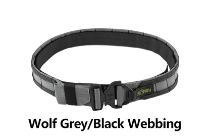 【1.5Inch  2 Inch】Ronin Style Belt Outdoor Hunting Double Layer  Belt Molle System
