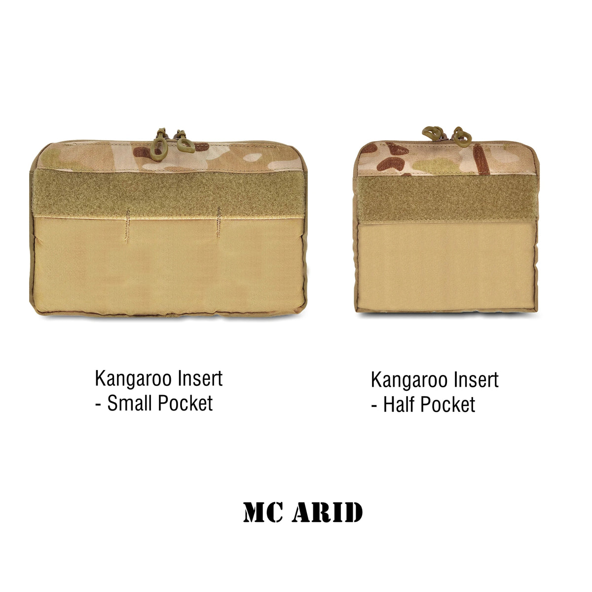 【Tactical Raiders】PI-007 Insert - Small/Half Pocket FERRO Kangaroo Pocket with Built-in Zipped Compartment