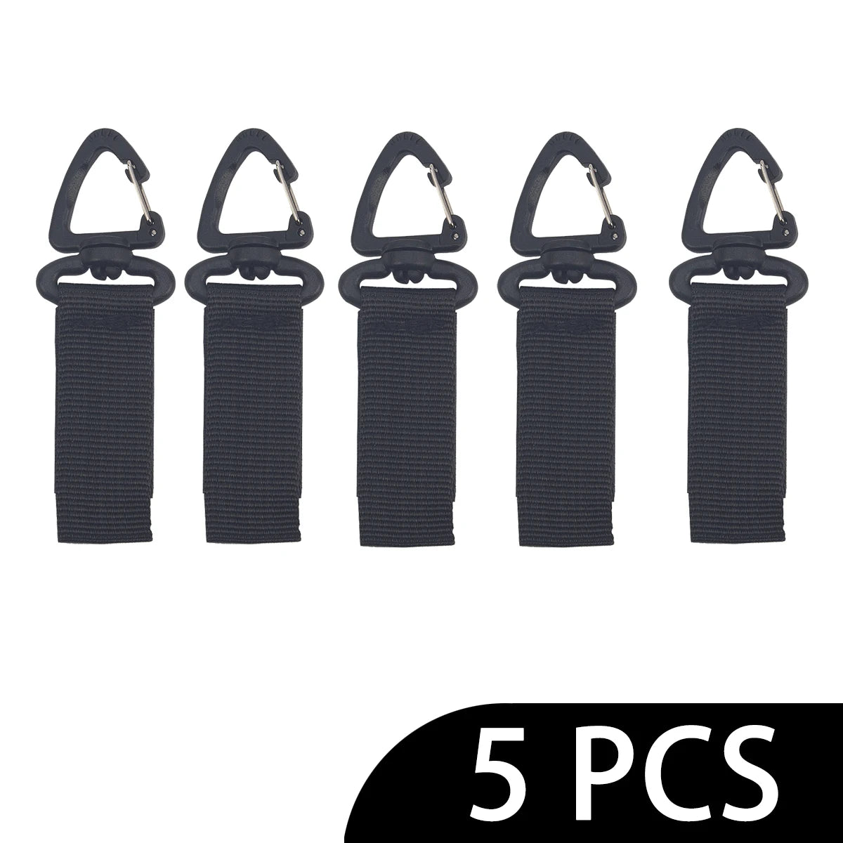 Outdoor 360 Rotate Nylon Carabiner Key Hook MOLLE Webbing Buckle Belt Buckle Hanging Camping Climbing Backpack Accessories