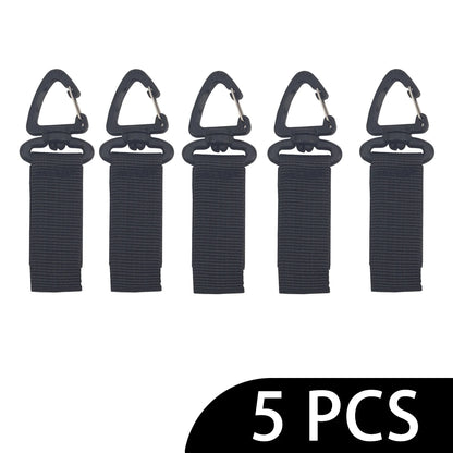 Outdoor 360 Rotate Nylon Carabiner Key Hook MOLLE Webbing Buckle Belt Buckle Hanging Camping Climbing Backpack Accessories
