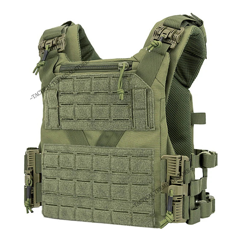 Plate Carrier Tactical Vest Comfortable Quick Release On/Off Hunting Cummerbund Fast Adjust Multi-size Airsoft Molle Gear
