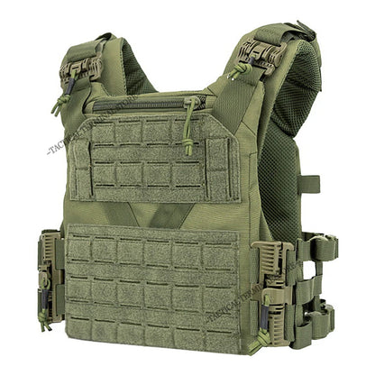 Plate Carrier Tactical Vest Comfortable Quick Release On/Off Hunting Cummerbund Fast Adjust Multi-size Airsoft Molle Gear