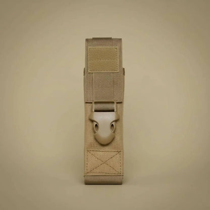 Durable Pouch MOLLE Flashlight Case Nylon Torch Holster Vest Backpack Attach for Outdoor Use