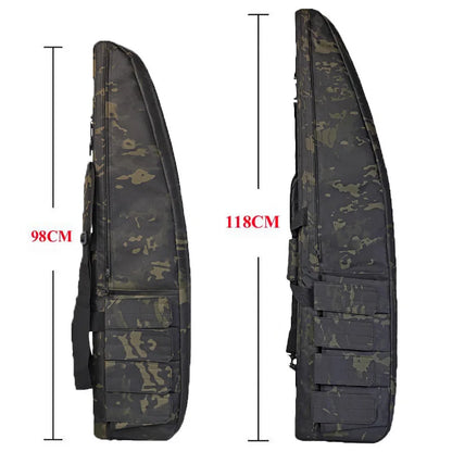 Soft Rifle Gun Case Shotgun Carrying Bag Outdoor Fishing Bag with Slant Opening Adjustable Shoulder Sling Tactical Accessory Bag