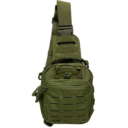 Tactical Molle Laser Punching Bag Portable Sport Crossbody Bag Outdoor Hiking Camping Sport Shoulder Bag Check Bag
