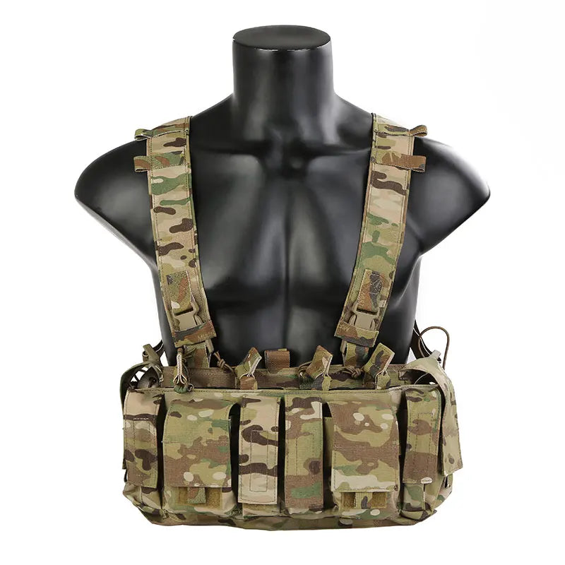 Emersongear For MF Style Tactical Chest Rig 556 762 UW Gen IV Hunting Vest Harness Split Front Carrier Camping Hiking EM7329