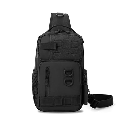 Tactical Shoulder Pistol Bag Concealed Carry Gun Bag Sling Backpack Chest Pack Molle Utility EDC Admin Pouch for Hunting