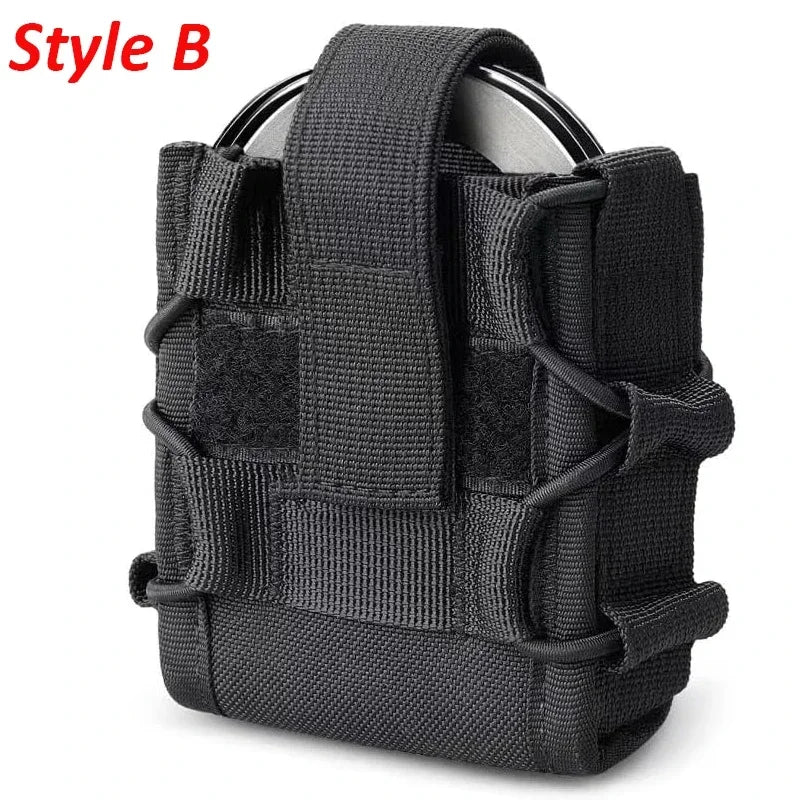 Shackles Holder Tactical Handcuffs Handcuffs Molle Tactical Universal Holster Plastic Clip Velcro External Waist Support Belt