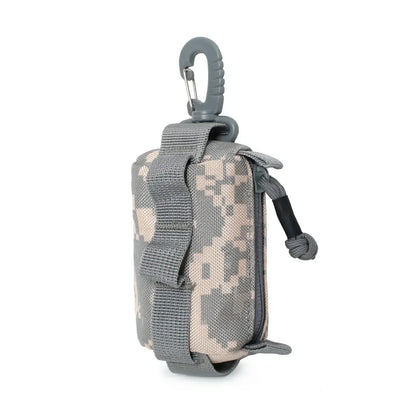 Tactical EDC Pouch Zipper Key Card Holder Pouch Coin Purses Wallet Small Bag Organizer for Men and Women Outdoor Hiking
