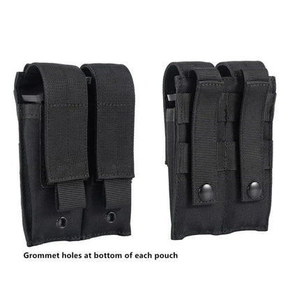 1PC New Small Double Magazine Bag Outdoor Multi-functional Accessories Hanging Bag Vest Accessories Bag Hunting Accessories