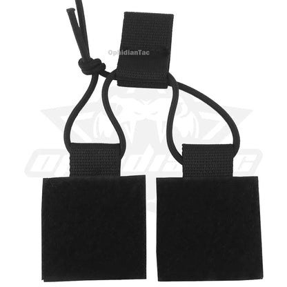 PHIDIAN Radio Fastener Chest Gear Hook and Loop Radio Hold Elastic Fastener Buckle Vest Accessory Elastic Strap