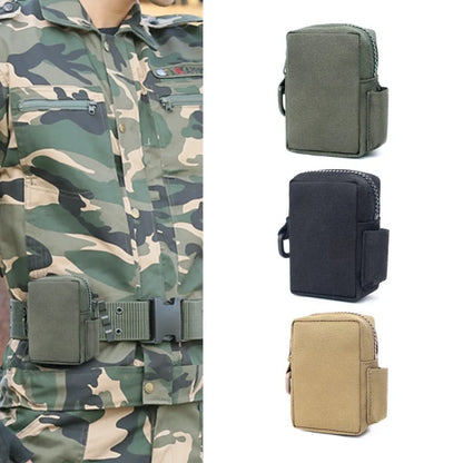 Mini EDC Tactical Molle Pouch Belt Waist Pack Key Wallet Utility Outdoor Sports Accessories Hiking Hunting Campass Holder Bag