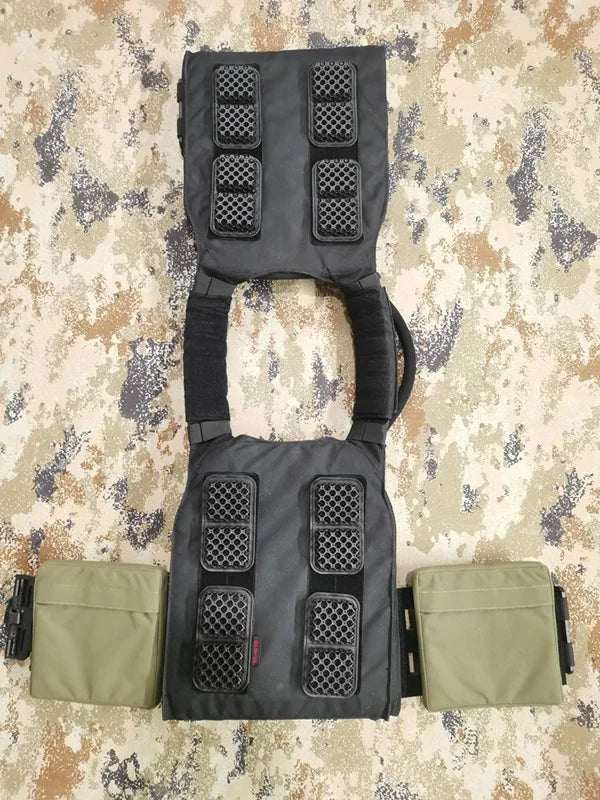 Outdoor Sports Grid Stress Reducing High Elasticity Lattice Vest Breathable Pad