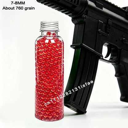 S2-Super Tough Squeezeproof Frosted Transparent EVA Pellets Uniform Full 50000Pcs 7-8mm 14+ Adult Wargame Spare Ammo