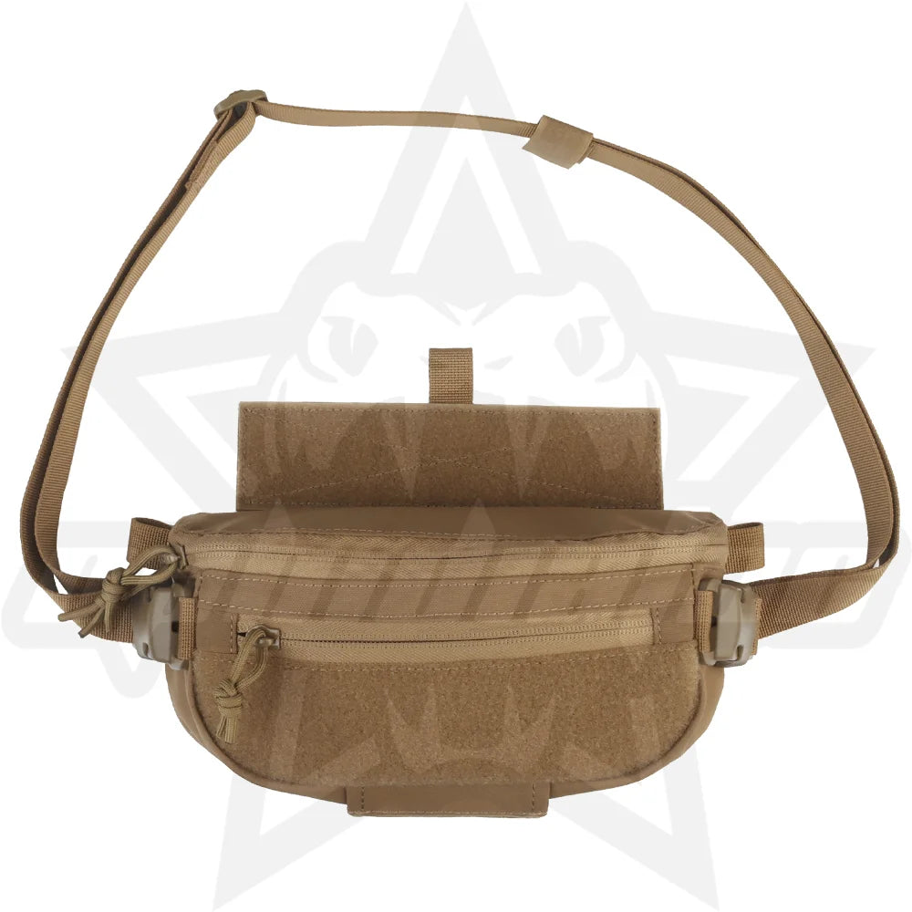 OphidianTac Dual-Purpose Drop Bag Multifunctional Fanny Pocket Hunting Tourniquet Medical Tools Storage Bag Vest Chest Rig