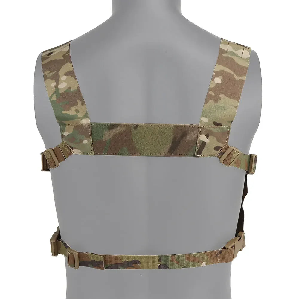 Ferro Style H Harness Hunting Vest for Men Women Nylon Wide Version FCPC Chest Rig Molle Adjustable Detachable Airsoft Vest