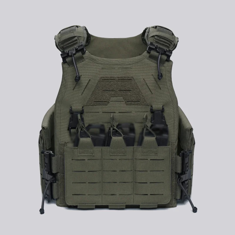 TACOWL Tactical Vest Airsoft Lightweight Modular 3D Breathable Quick Release Vest, Adjustable Tactical Gear for Training