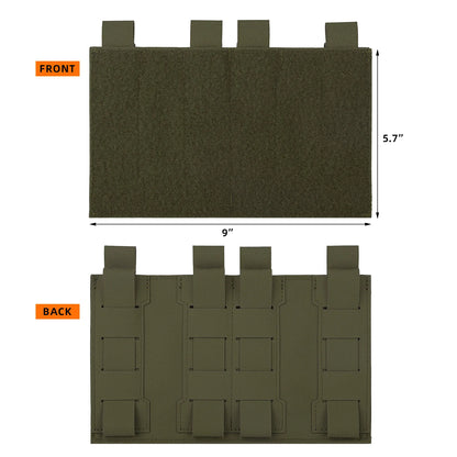 KRYDEX Tactical MOLLE LOOP Panel Patch Board Display Vest Mounting Placard Platform for Backpack Plate Carrier Chest Rig