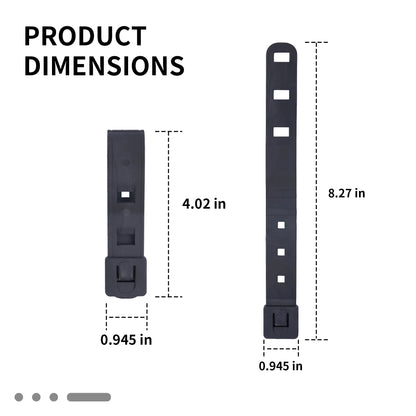 MOLLE Straps, Durable MOLLE Clips Attachments for Vests, Tactical Malice Clips - 4 Pcs