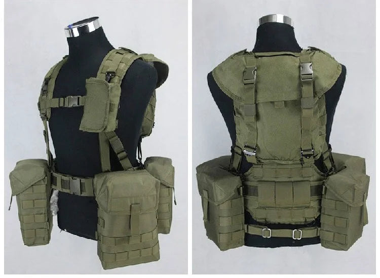 Smersh Tactical Vest Russian Rainbow 6 Combat Equipment Smersh AK Set Outdoor Combat Vest Hunting Outdoor Training Equipment Set
