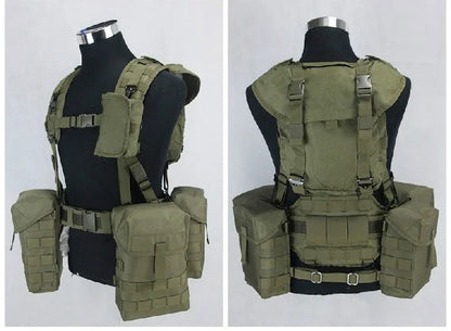 Smersh Tactical Vest Russian Rainbow 6 Combat Equipment Smersh AK Set Outdoor Combat Vest Hunting Outdoor Training Equipment Set